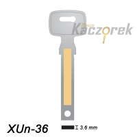 X-Key 012 - klucz surowy - XUn-36